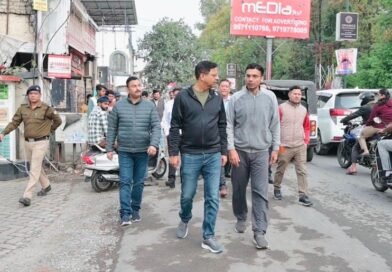 लोक निर्माण विभाग के सचिव पंकज पाण्डेय ने शहर के कई इलाकों का किया निरीक्षण