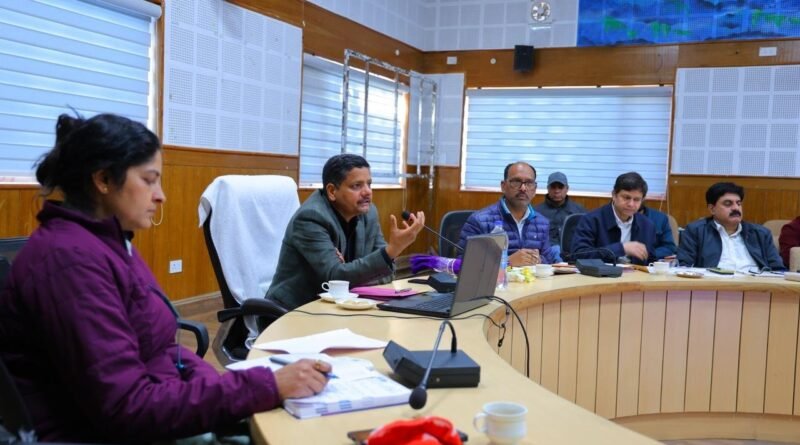 जिला योजना 2026-27 की कार्ययोजना हेतु बैठक संपन्न