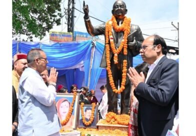डॉ. अम्बेडकर का जीवन समाज के हर वर्ग के लिए प्रेरणास्रोत- गणेश जोशी
