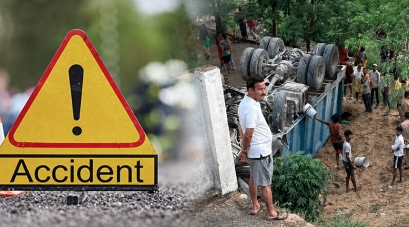 ऋषिकेश में दर्दनाक हादसा, अनियंत्रित होकर खेत में गिरा ट्रक, दो लोगों की मौत