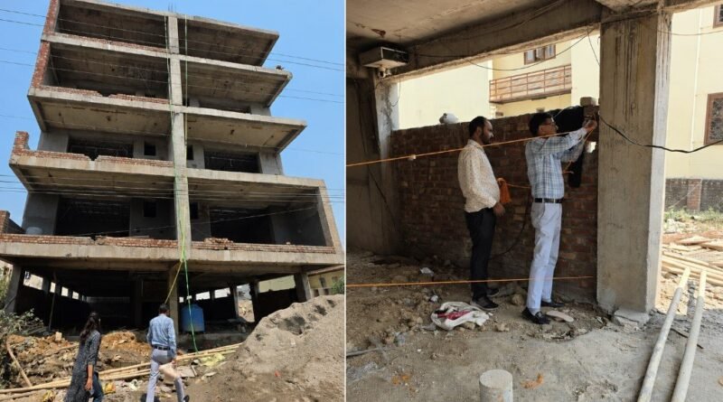 एमडीडीए की बड़ी कार्रवाई, सुभाष नगर में अवैध निर्माण सील