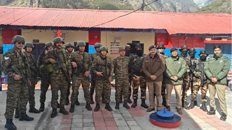 धाम की सुरक्षा सर्वोपरि- बद्रीनाथ में पुलिस व एटीएस द्वारा चलाया गया सघन चैकिंग अभियान
