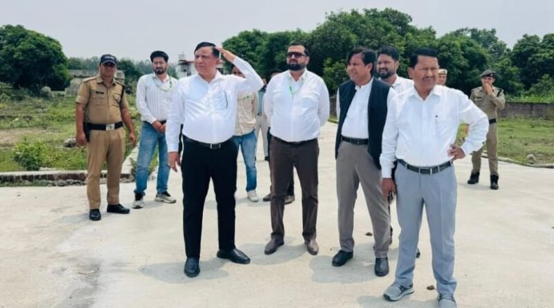 अवैध निर्माणकर्ताओं पर शिकंजा कसने मैदान में उतरे एमडीडीए उपाध्यक्ष बंशीधर तिवारी