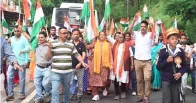 तिरंगा यात्रा में उमड़ा जनसैलाब, हर घर तिरंगा अभियान को मिला व्यापक समर्थन- रेखा आर्या
