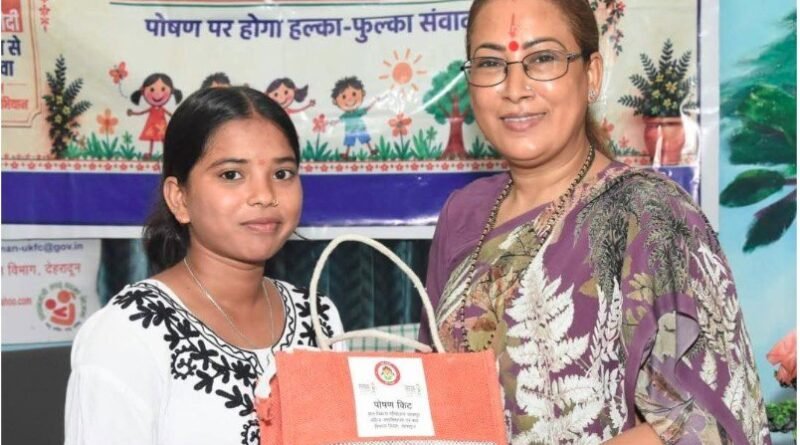 ‘सेवा संकल्प अभियान’ के तहत नंदा की चौकी आंगनवाड़ी केंद्र में आयोजित हुआ ‘आंगन मिलन सेवा’ कार्यक्रम